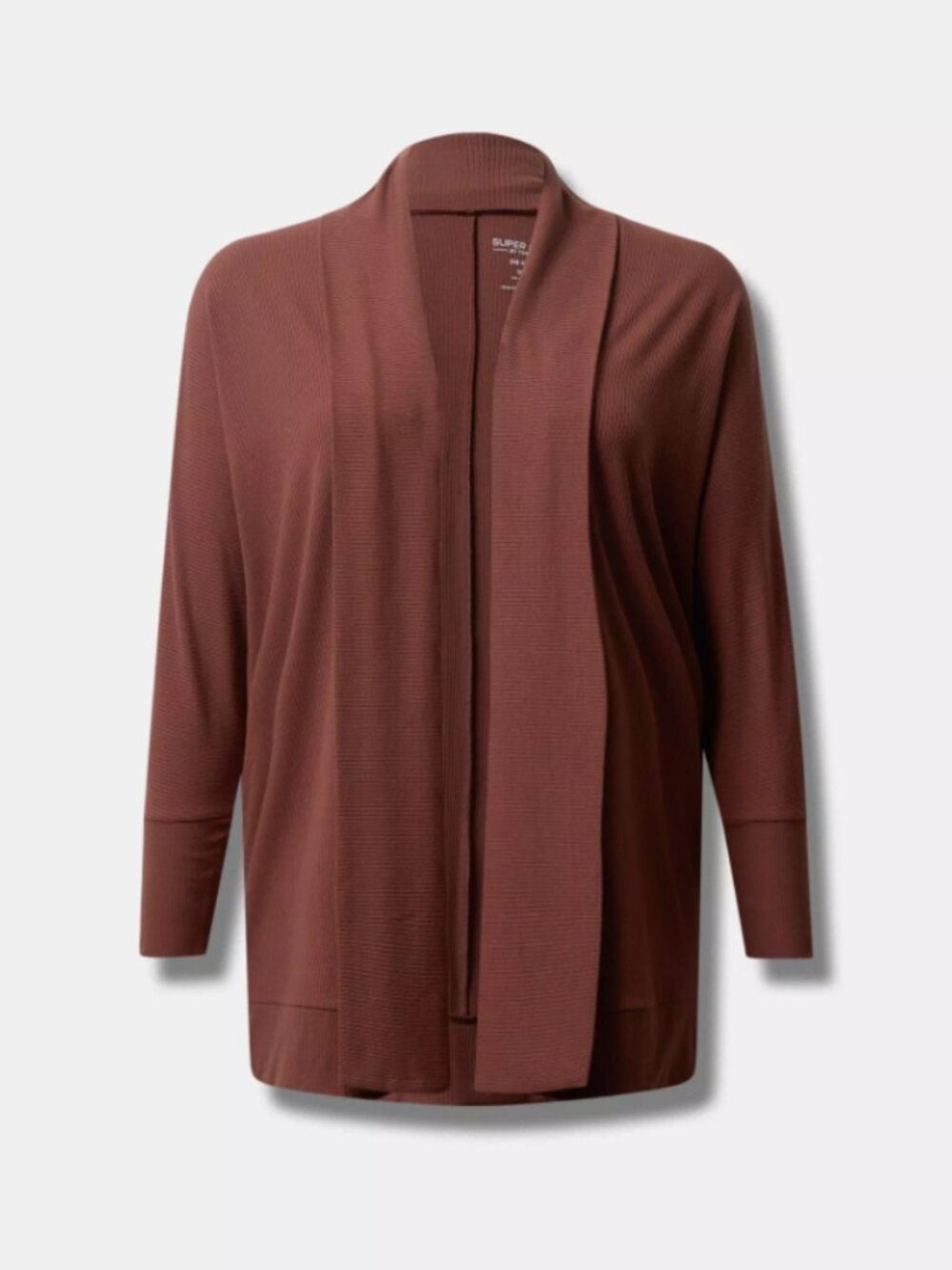 torrid Open-Front Super Soft Rib Cardigan - Picture 9 of 9